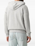 Tommy Hilfiger logo-embroidered zip-up hoodie