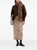 Pierre-Louis Mascia Gridox patterned corduroy jacket
