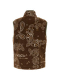 Moncler paisley-print reversible gilets