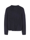 Represent ribbed-knit wool cardigan